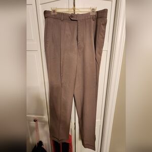 Men's Elegant Brown Dress Pants